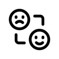 review icon. line icon for your website, mobile, presentation, and logo design. vector