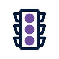 traffic light icon. dual tone icon for your website, mobile, presentation, and logo design. vector