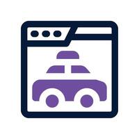 website icon. dual tone icon for your website, mobile, presentation, and logo design. vector