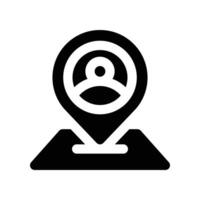 customer icon. glyph icon for your website, mobile, presentation, and logo design. vector