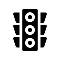 traffic light icon. glyph icon for your website, mobile, presentation, and logo design. vector