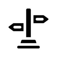 signpost icon. glyph icon for your website, mobile, presentation, and logo design. vector