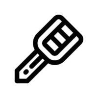 car key icon. line icon for your website, mobile, presentation, and logo design. vector