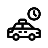 time icon. line icon for your website, mobile, presentation, and logo design. vector