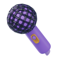 3D Microphone Illustration png