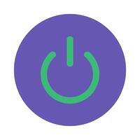 Round Sensor On Key Round Sticker Dynamic Button vector