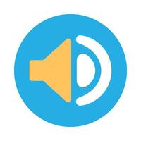 Audio Device Speaker At Full Volume Icon vector