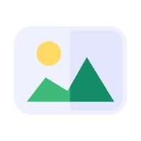 Printed On Paper Digital Photograph Icon vector