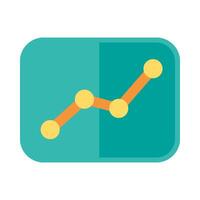 Business Chart Stick Graph Of Stock Icon vector