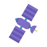 Compact Low Orbit Spy Satellite Icon vector