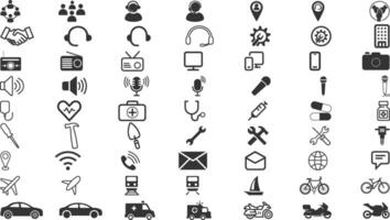 Customer Service and Support. help, response, assist, technical, communication, Simple information vector