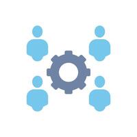 collaboration concept line icon. Simple element illustration. collaboration concept outline symbol design. vector