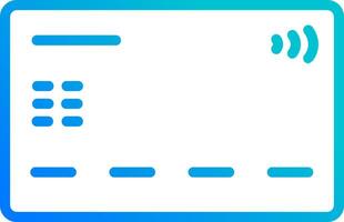 Credit Card Icon Front View vector