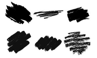 Hand drawn pencil lines and squiggles set. charcoal smears, strokes, and swirls. Doodle style sketchy lines. wavy stroke collection. vector