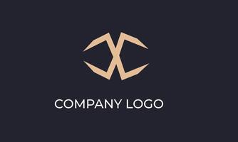 Tech X Elegant and creative Logo for your Business vector