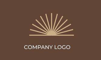 Sun brust Elegant and creative Logo for your Business vector