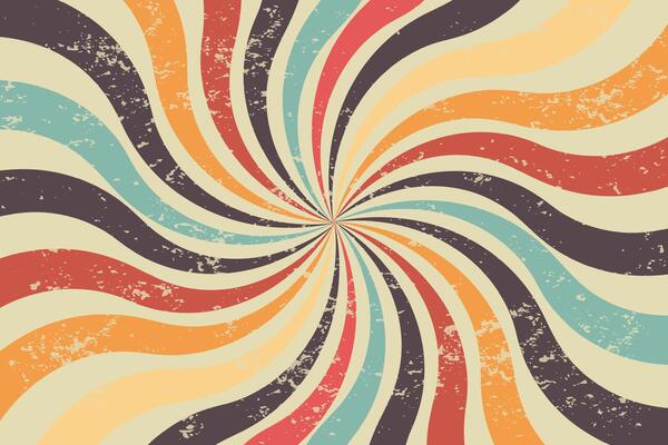 Classic vintage sunburst rays background