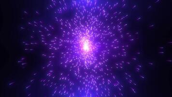 Flying in space, then entering hyperspace. Hyperspace jump through the stars into space. speed of light animation. fast travel at the speed of light through a wormhole tunnel video