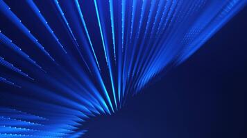 Abstract background of bright rays of light, technological lines in motion. connection concept, big data, futuristic background. Visualization of big data particle flow or network video