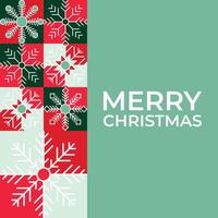 Abstract Christmas background, geometric abstract snowflake background for christmas and winter, snowflake pattern. vector