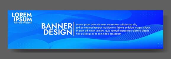 abstract background template with blue waves vector