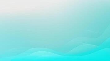 Abstract Turquoise Gradient Background with Waves vector
