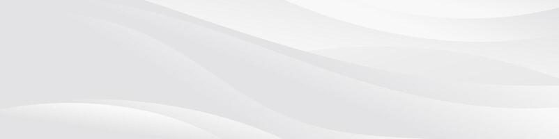 abstract white background with wavy lines vector