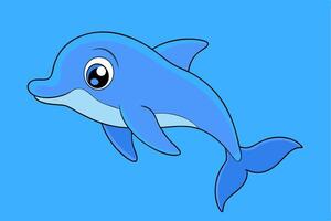 Playful Dolphin Graphics for Creative Design Projects Perfect for Logos, Illustrations, and High-Quality Branding vector