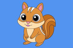 Charming Chipmunk Graphics for Creative Design Projects Ideal for Logos, Illustrations, and High-Quality Print Designs vector