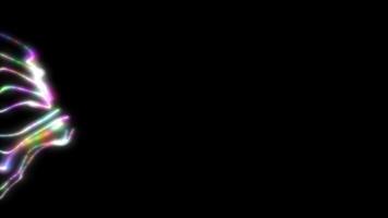 Abstract Science Motion Background Digital Rendering video