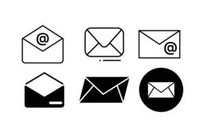 Mail icon design template isolated illustration vector