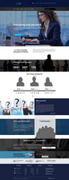 Website Template Design for Business Consulting Firm psd
