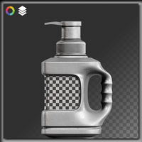 3D Realistic Car Engine Oil Bottle Mockup - Side View on Transparent Background, Fully Editable Design Label psd