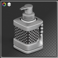 3D Realistic Car Engine Oil Bottle Mockup - Top Side View on Transparent Background, Fully Editable Design psd