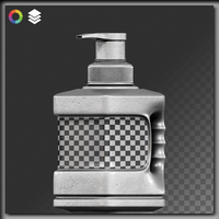 3D Realistic Car Engine Oil Bottle Mockup - Side 45 DEGREES View on Transparent Background, Fully Editable Design psd