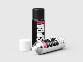 Spray Can Mockup 3D Rendering psd