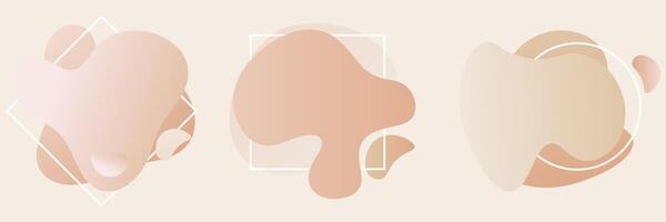Gradient Shape color abstract backround banner vector