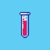 Pixel art Lab Tube game asset design vector