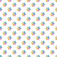 seamless star geometric colorful pattern vector