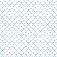 blue mermaid scale pattern vector