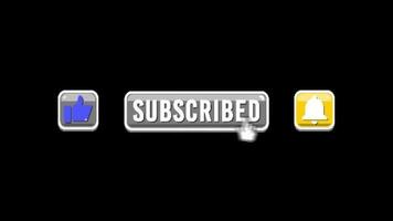 8bit Subs Button motion_graphic