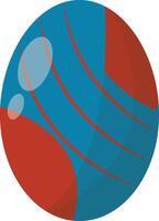 Cute Easter Eggs on White Background vector