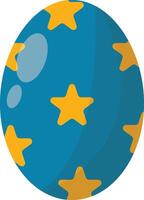 Cartoon Easter Eggs on White Background vector