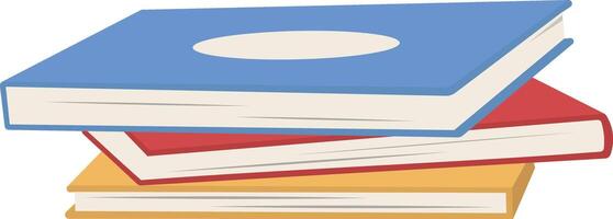 Stack books clip art design vector