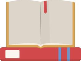 Educational reading books with stacked design vector