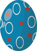 Illustration of Easter Eggs on White Background vector