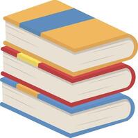 Stack book illustration vector