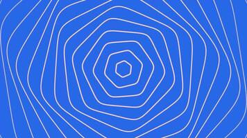 Hexagonal lines radiate and intertwine from the screen's center in a looped animation. video