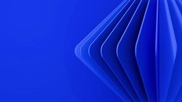 Abstract 3D Blue Layered Folded Structure video