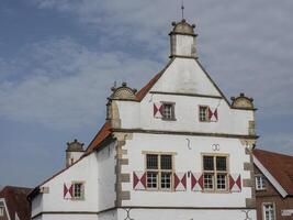 A building with a clock in westphalia photo